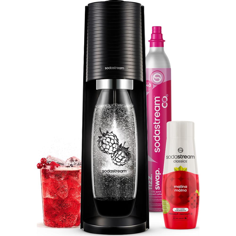 TERRA Black Malina Zero Mpack SODASTREA Brand SodaStream