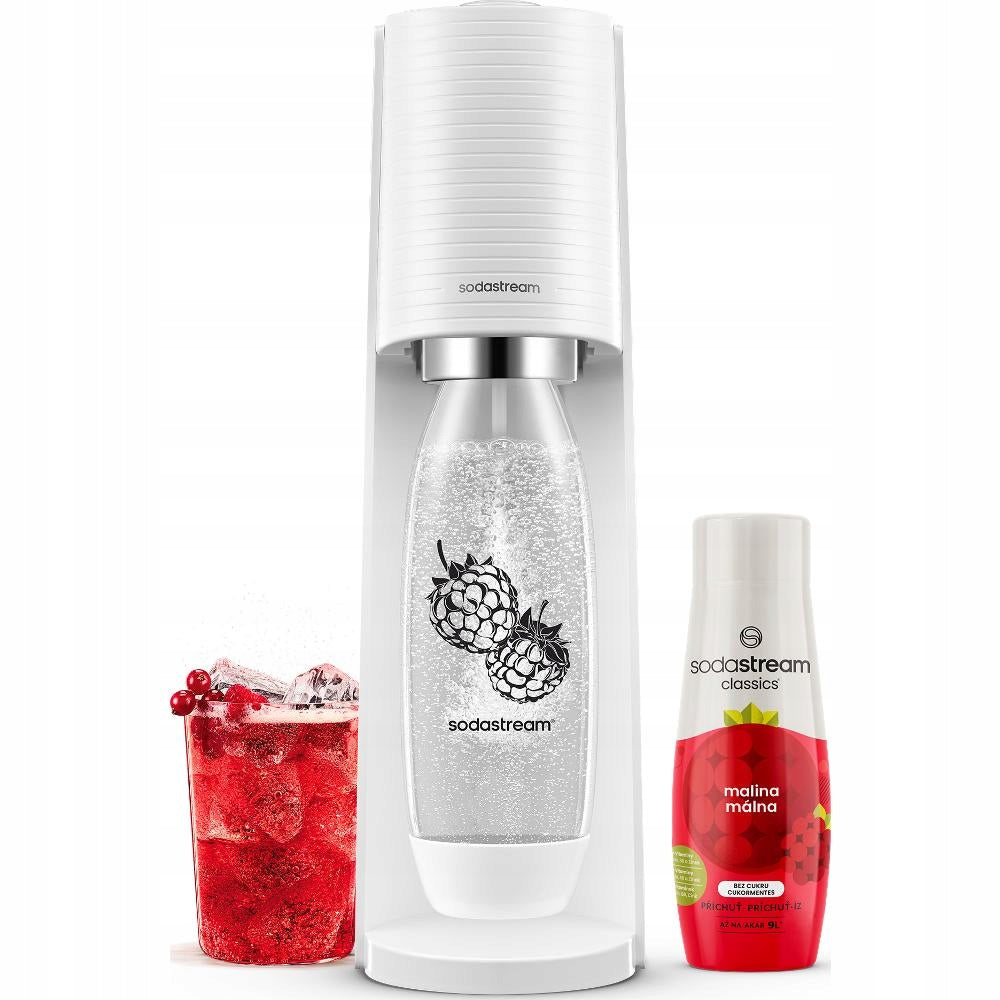 TERRA White Malina Zero Mpack SODASTREAM Dominant color white