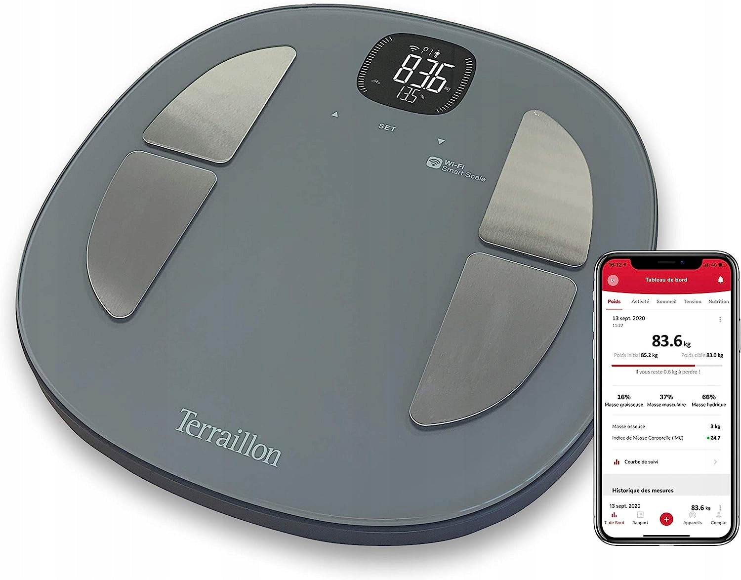 TERRAILLON Master Fit analytical scale 180kg