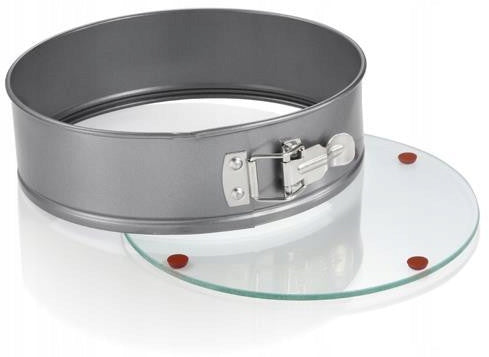 Delicia kepimo indas, 24cm, 7cm, su nuimamu stikliniu pagrindu