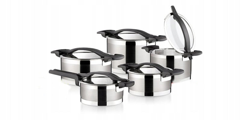 TESCOMA POTS ULTIMA 10 EL SET OF POTS Packaging status original