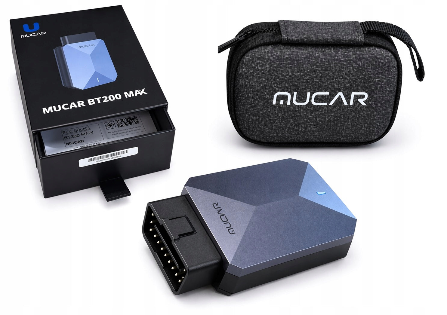 TESTER DIAGNOSTIC INTERFACE MUCAR BT200 MAX OBD2 CAN FD ASSISTANT AI PL Manufacturer code Mucar 200MAX BLUETOOTH