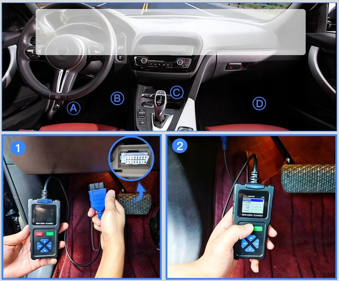 TESTER DIAGNOSTYCZNY INTERFEJS OBD-2 Wielofunkcyjny Skaner Samochodowy T100 Brand no brand
