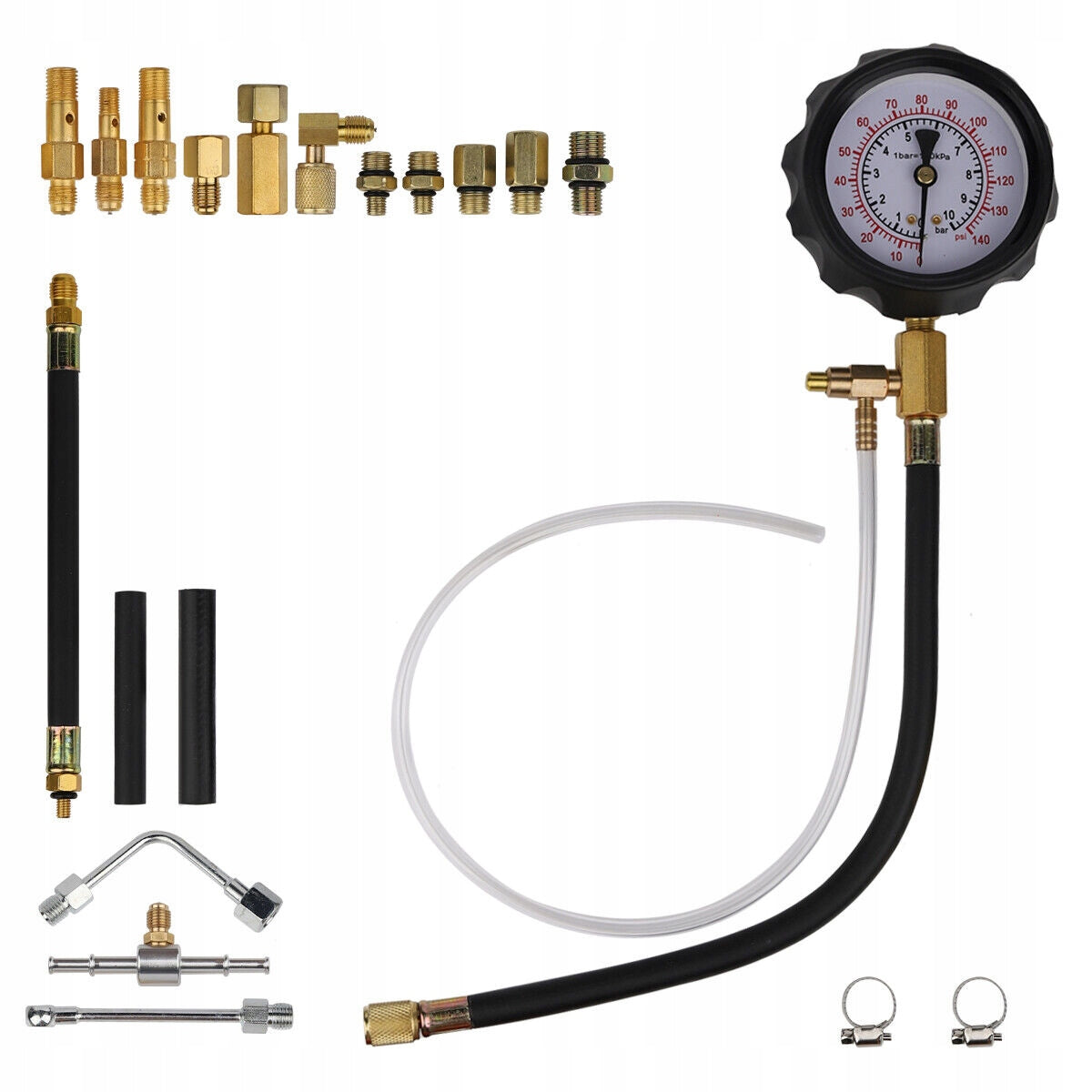 TESTER FUEL PRESSURE GAUGE OIL GASOLINE Manufacturer code PYJTR
