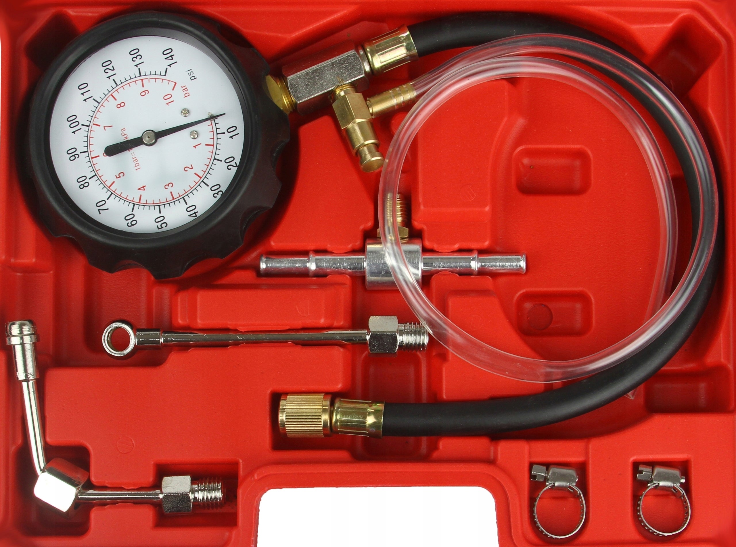 TESTER PRESSURE GAUGE FUEL OIL PRESSURE GAUGE UNIVERSAL M57674 Product weight with unit packaging 1.45 kg