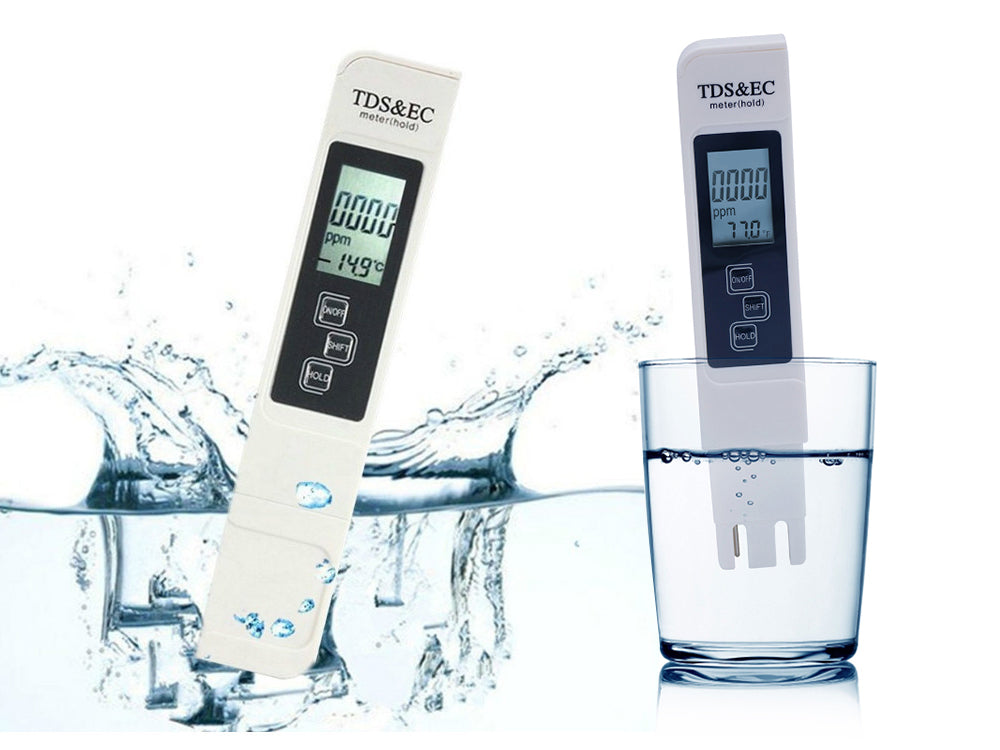 TESTER WATER HARDNESS METER TDS EC OSMOSIS TEMPERATURE 3in1 Packaging status original