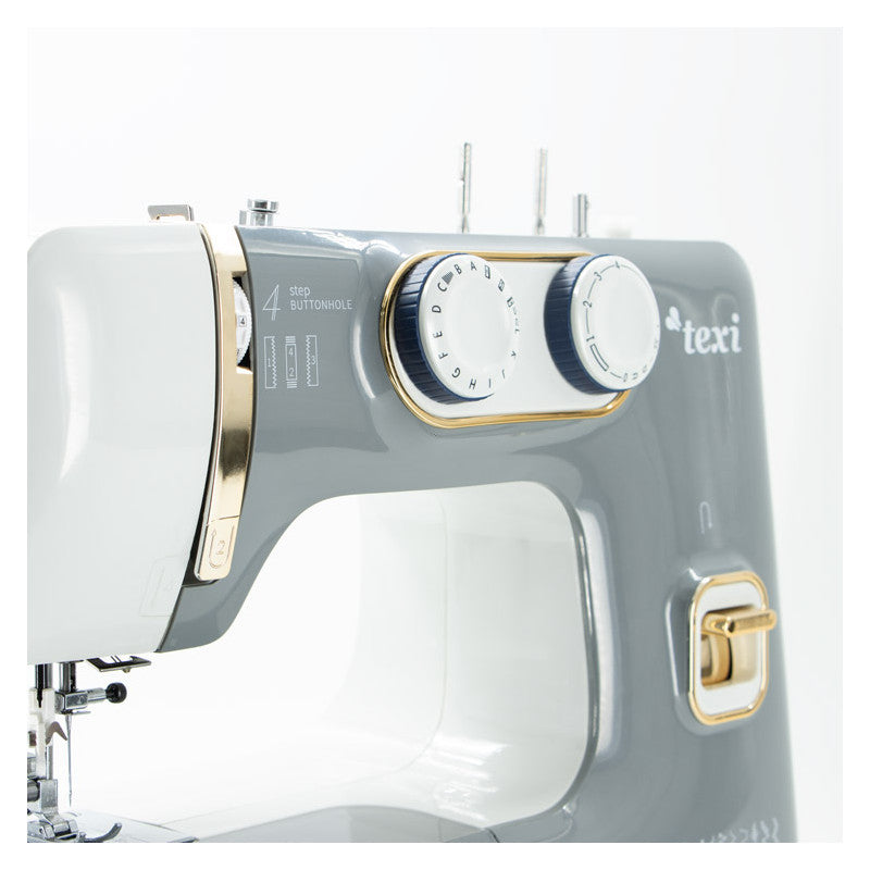 TEXI GOLD sewing machine with needle threader and overlock stitch Number of stitches 24
