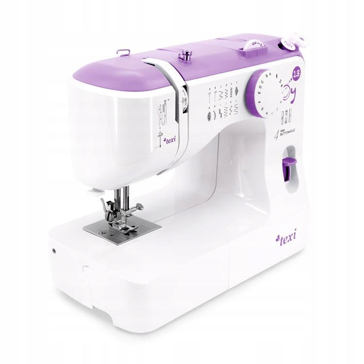 TEXI JOY 13 Purple Home Sewing Machine 13 Stitches Dominant color purple