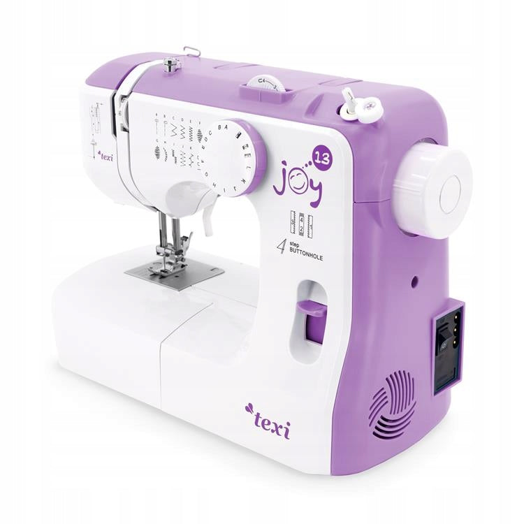 TEXI JOY 13 Purple Home Sewing Machine 13 Stitches Model JOY 13 PURPLE