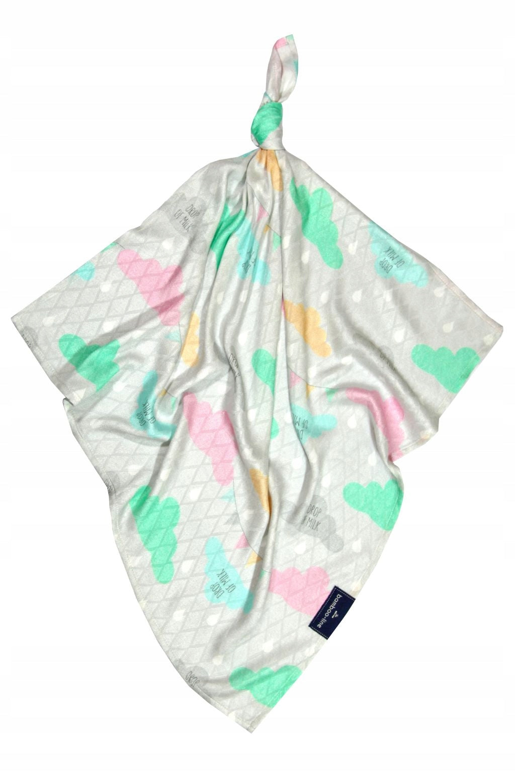 TEXPOL Bamboo diaper 120x120 RAIN swaddle BABY SHOWER