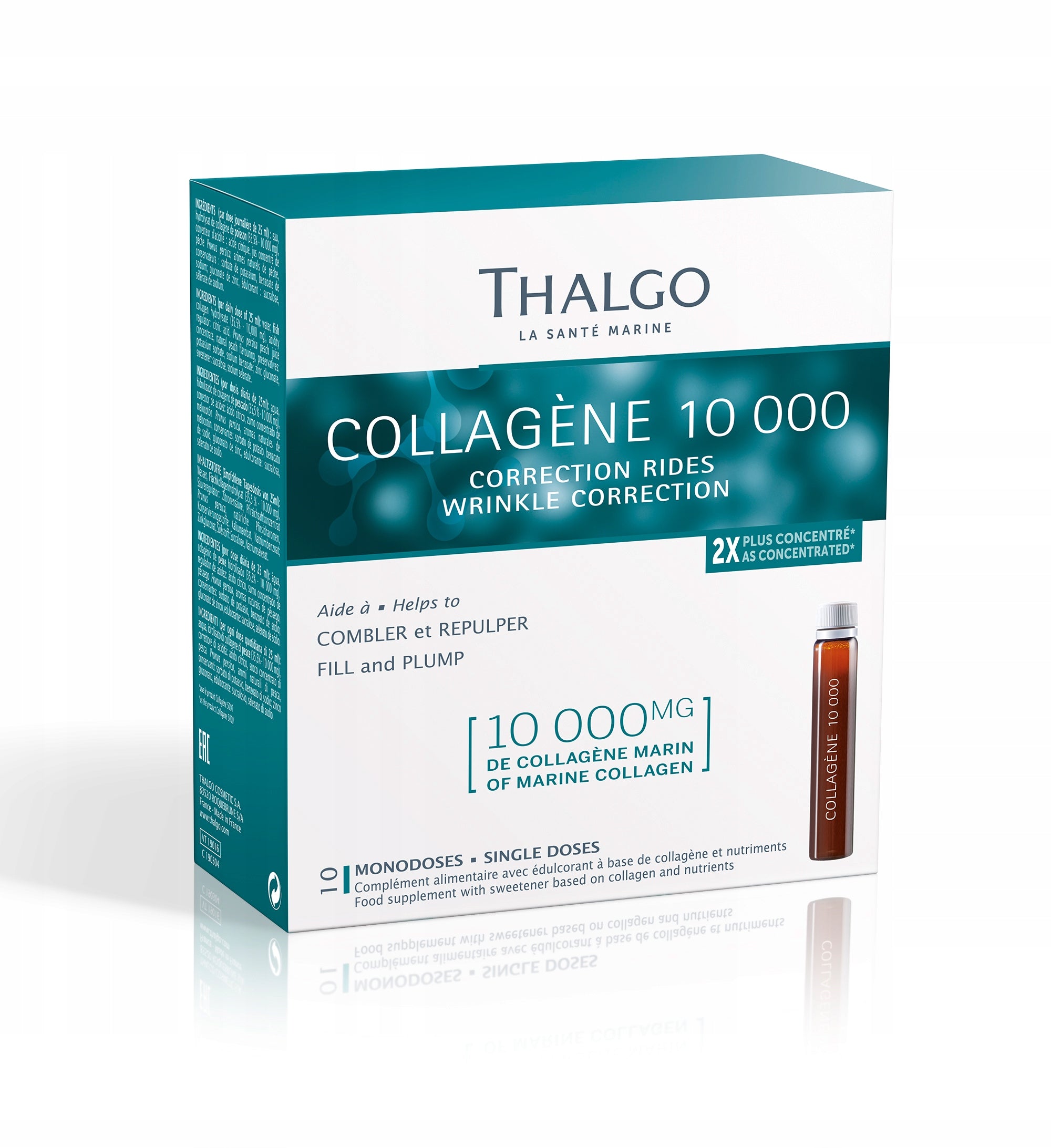 THALGO Collagen 10000 10 x 25 ml Dietary supplement 10pcs