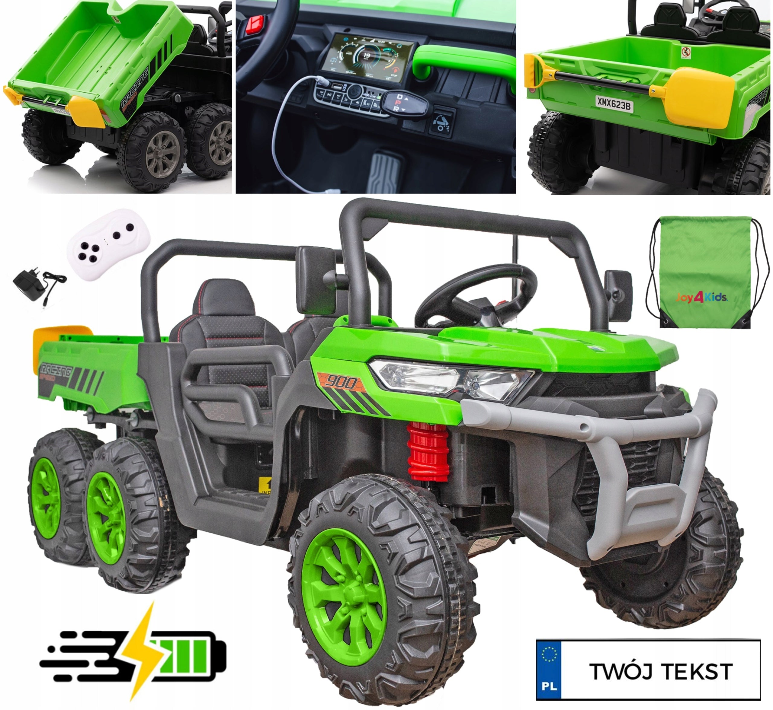 THE MOST POWERFUL 24V 9AH 400WAT FARMER TRUCK DOUBLE WHEEL EVA KIPER
