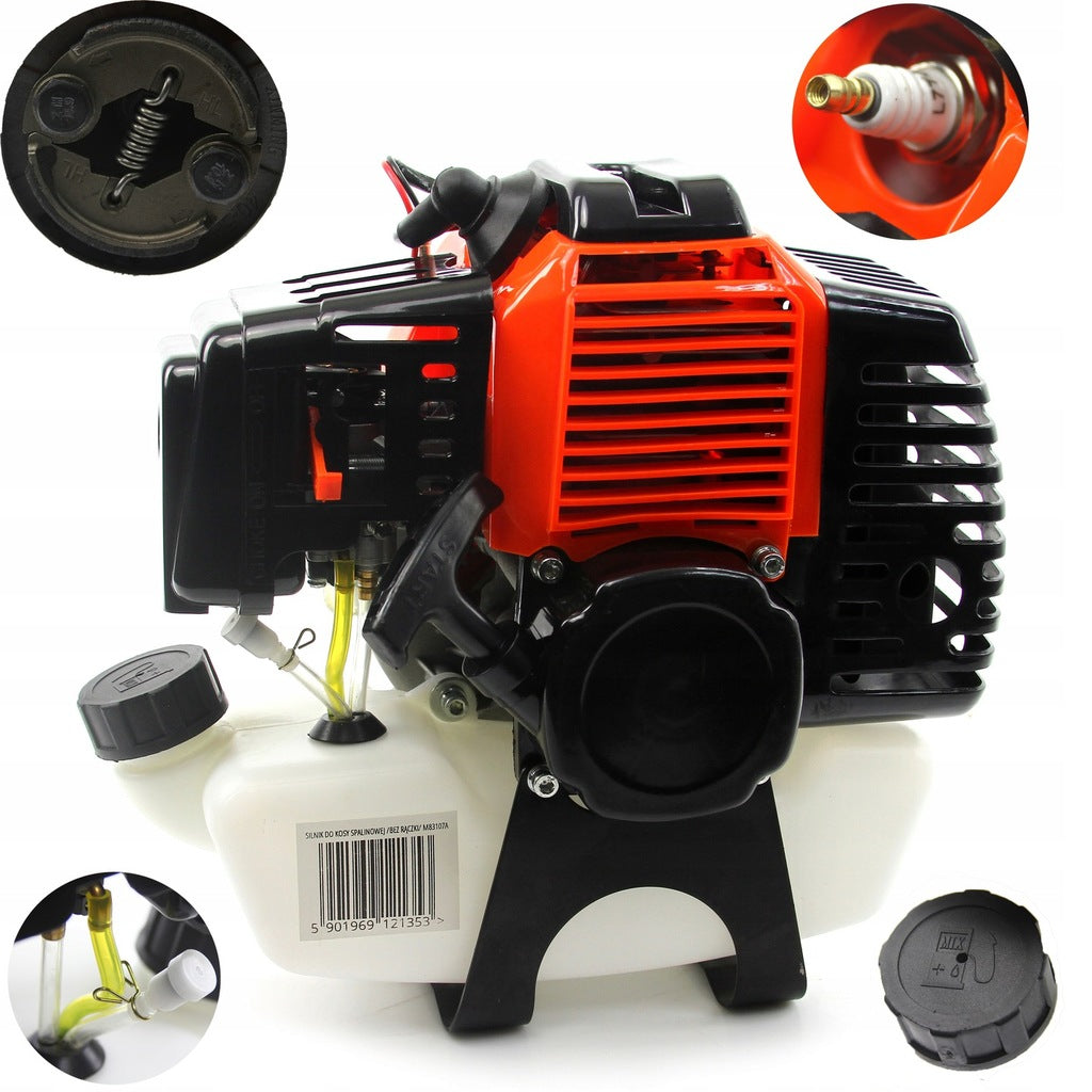 THE MOST POWERFUL MOWER COMBUSTION TRIMMER SET 2XOIL POWER 7KM Tool weight 8 kg
