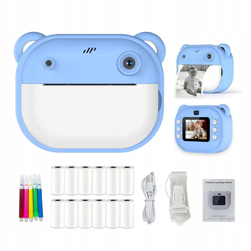 THERMAL CAMERA FOR CHILDREN WITH INSTANT PRINT FUNCTION, TWO CAMERAS