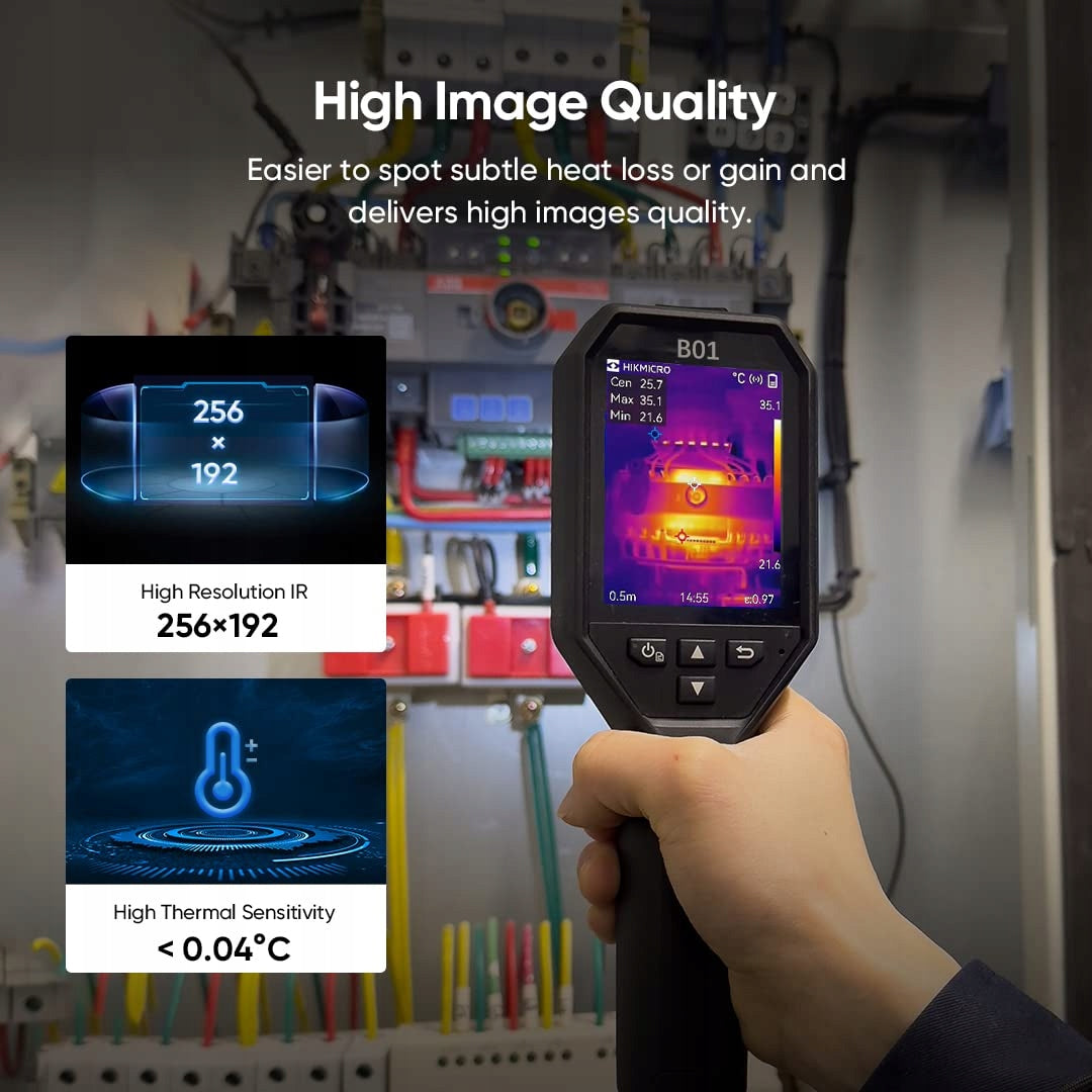 THERMAL IMAGING CAMERA 256X192 WIFI LCD 3,2 INCH 25HZ RANGE -20 TO 550C Manufacturer code 5905724635086