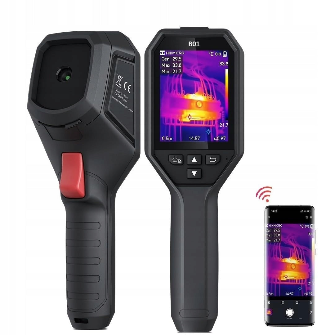 THERMAL IMAGING CAMERA 256X192 WIFI LCD 3,2 INCH 25HZ RANGE -20 TO 550C