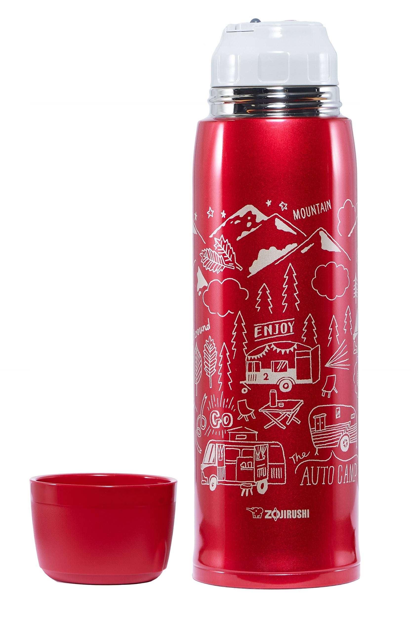 THERMAL MUG THERMOS ZOJIRUSHI SJ-JS10-RA 1,03 L RED STAINLESS STEEL Manufacturer code SJ-JS10-RA