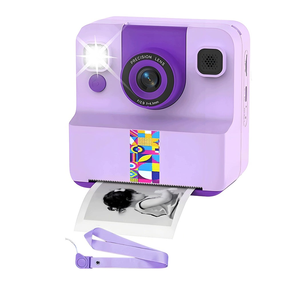 THERMAL PRINTER CAMERA DIGITAL CAMERA CHILDREN INSTANT PRINTING+5 ROLLS