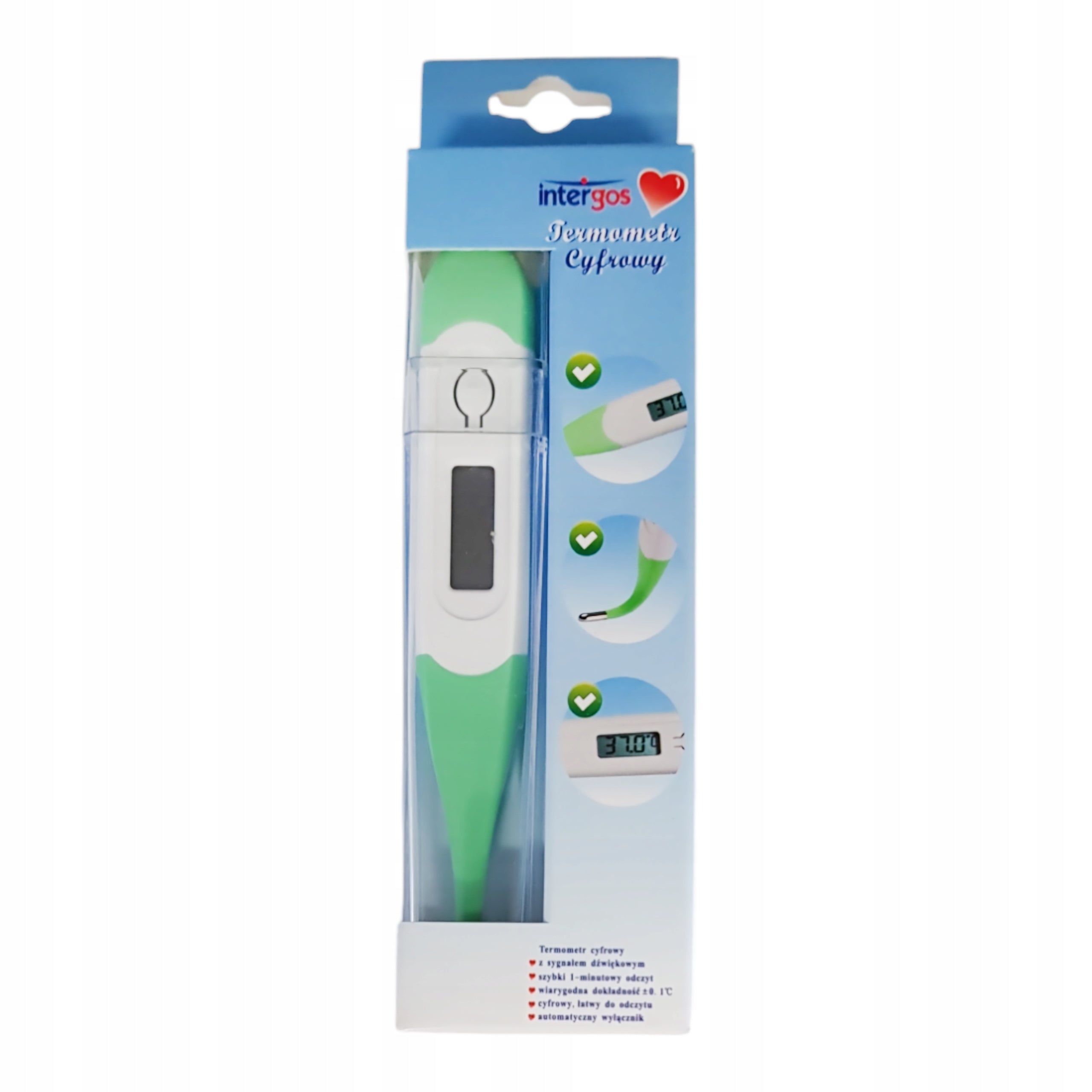 THERMOMETER with flexible tip Medical device yes