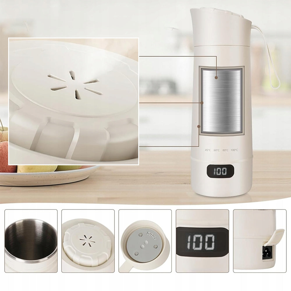THERMOS ELECTRIC MINI KETTLE CUP 300W 400ML Material metal