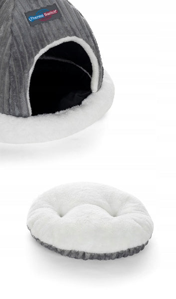 THERMOSWITCH Thermopalace grey Dog and cat booth size. S with Memory foam Manufacturer code 4260583867957