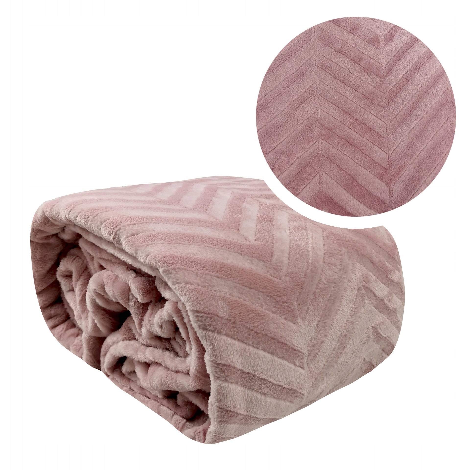THICK BLANKET PLAID 200x220 cm WARM BEDSPREAD GIFT COSTA PINK Manufacturer code 5901386201393