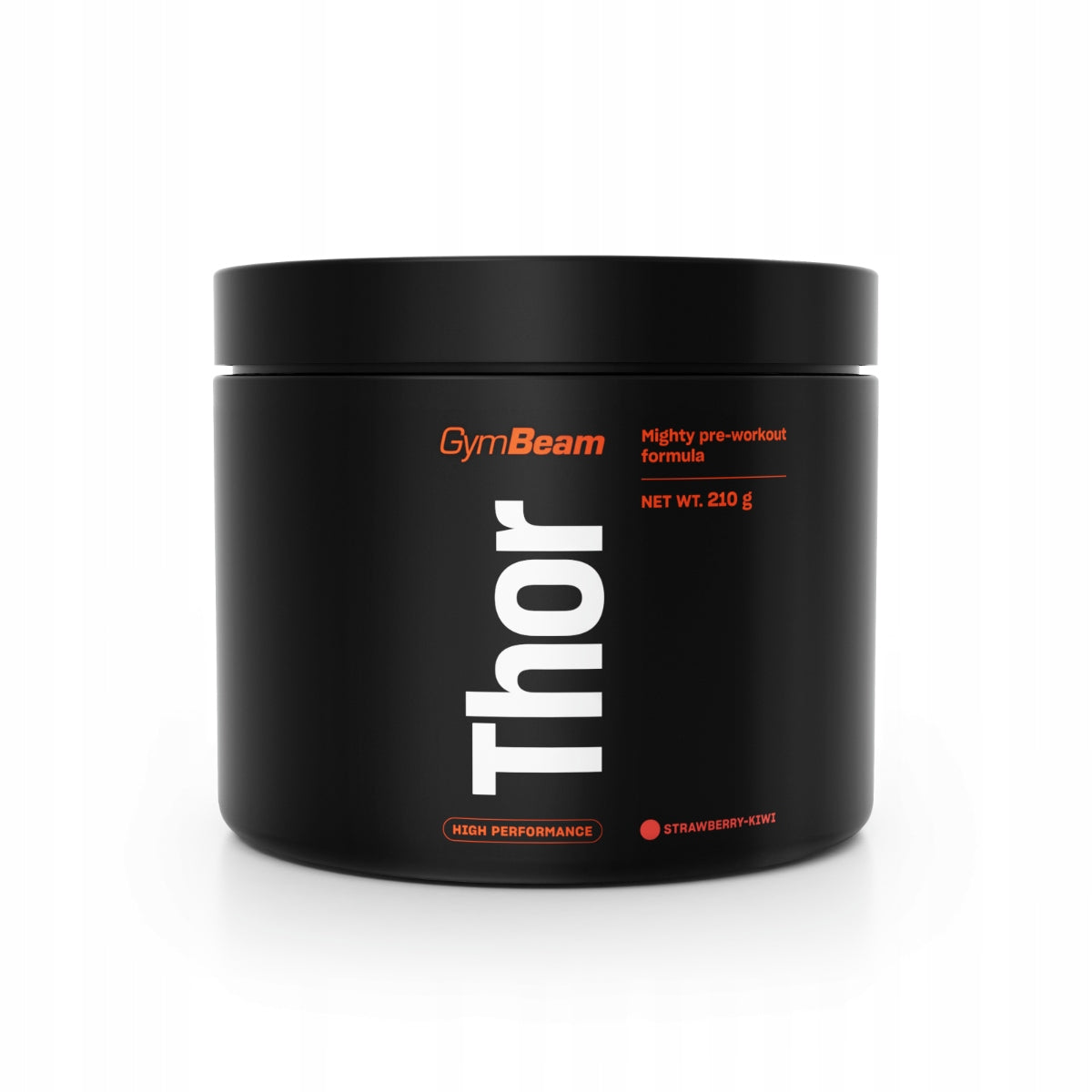 THOR FUEL PRE-WORKOUT 210g Caffeine Beta-Alanine GymBeam strawberry