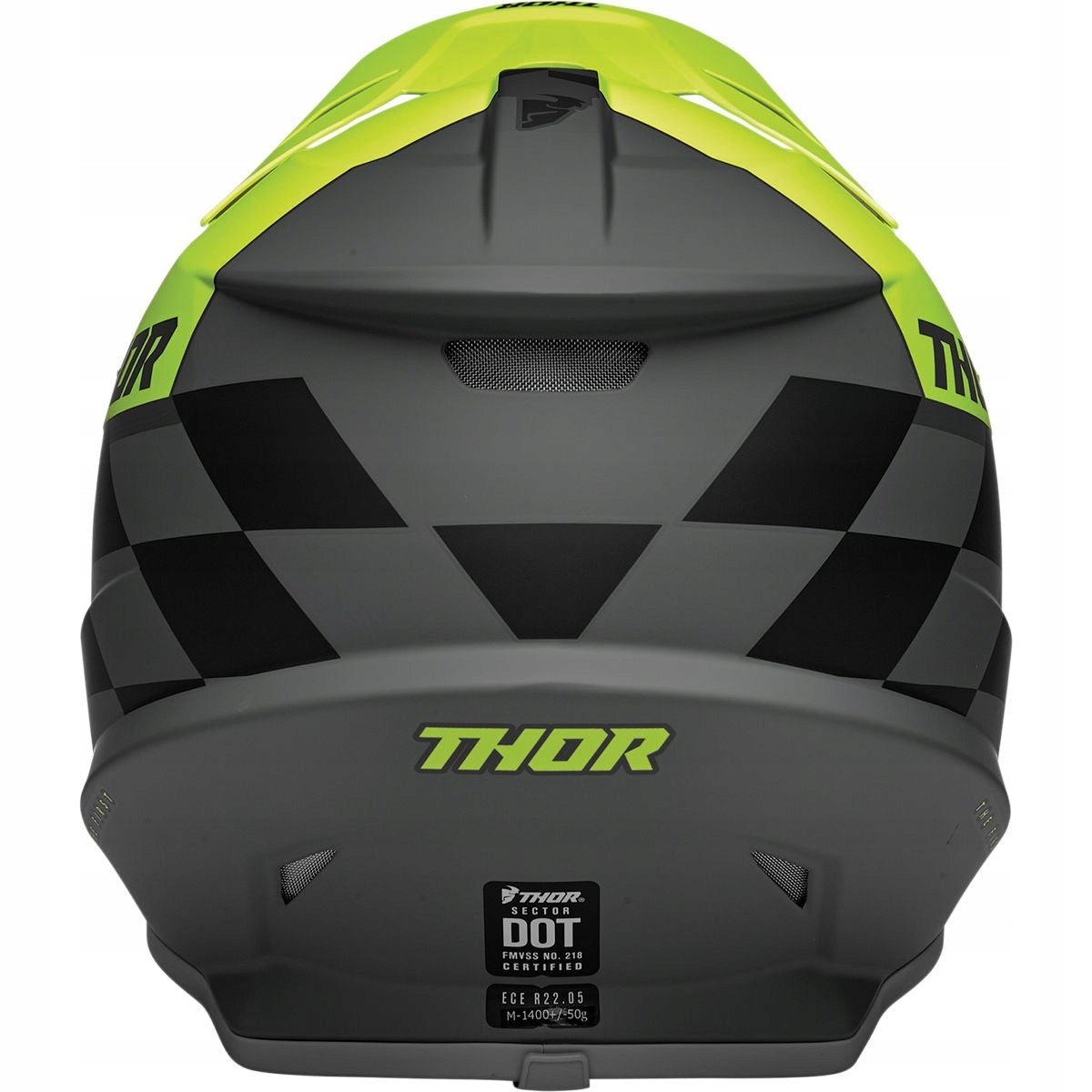 THOR SECTOR BIRDOCK GRAY/ACID XS CROSS HELMET Manufacturer no brand