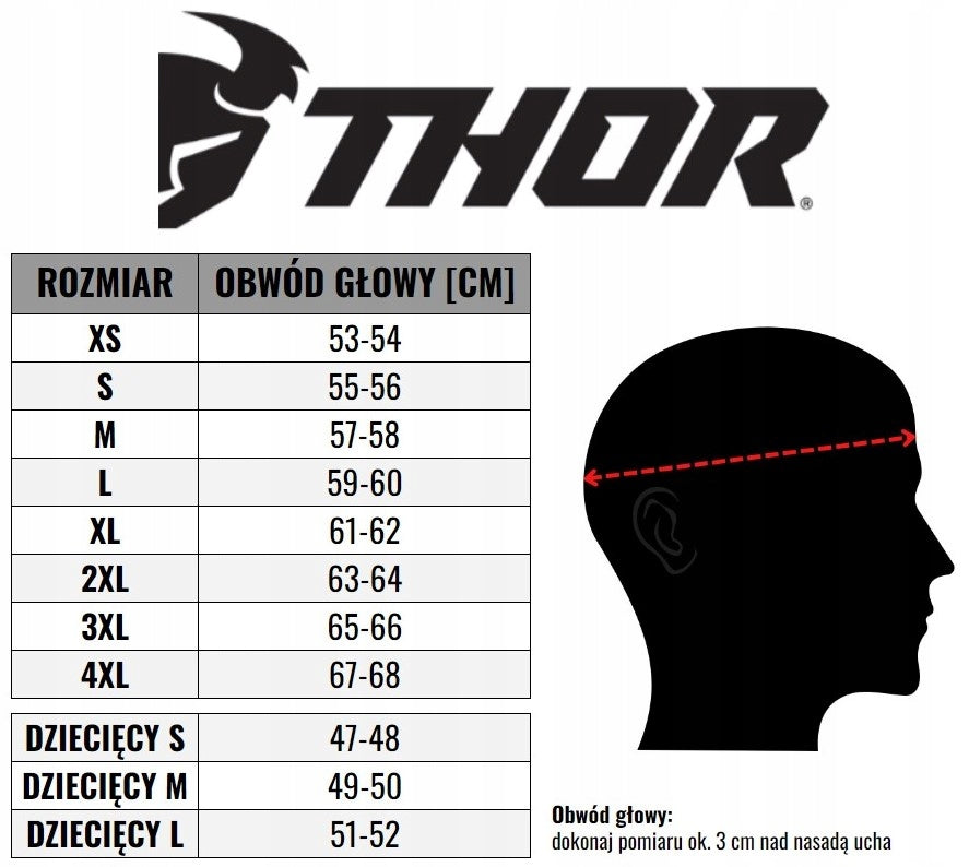 THOR SECTOR COMBAT NAVY/ORANGE L CROSS HELMET Manufacturer's catalog number 01108140