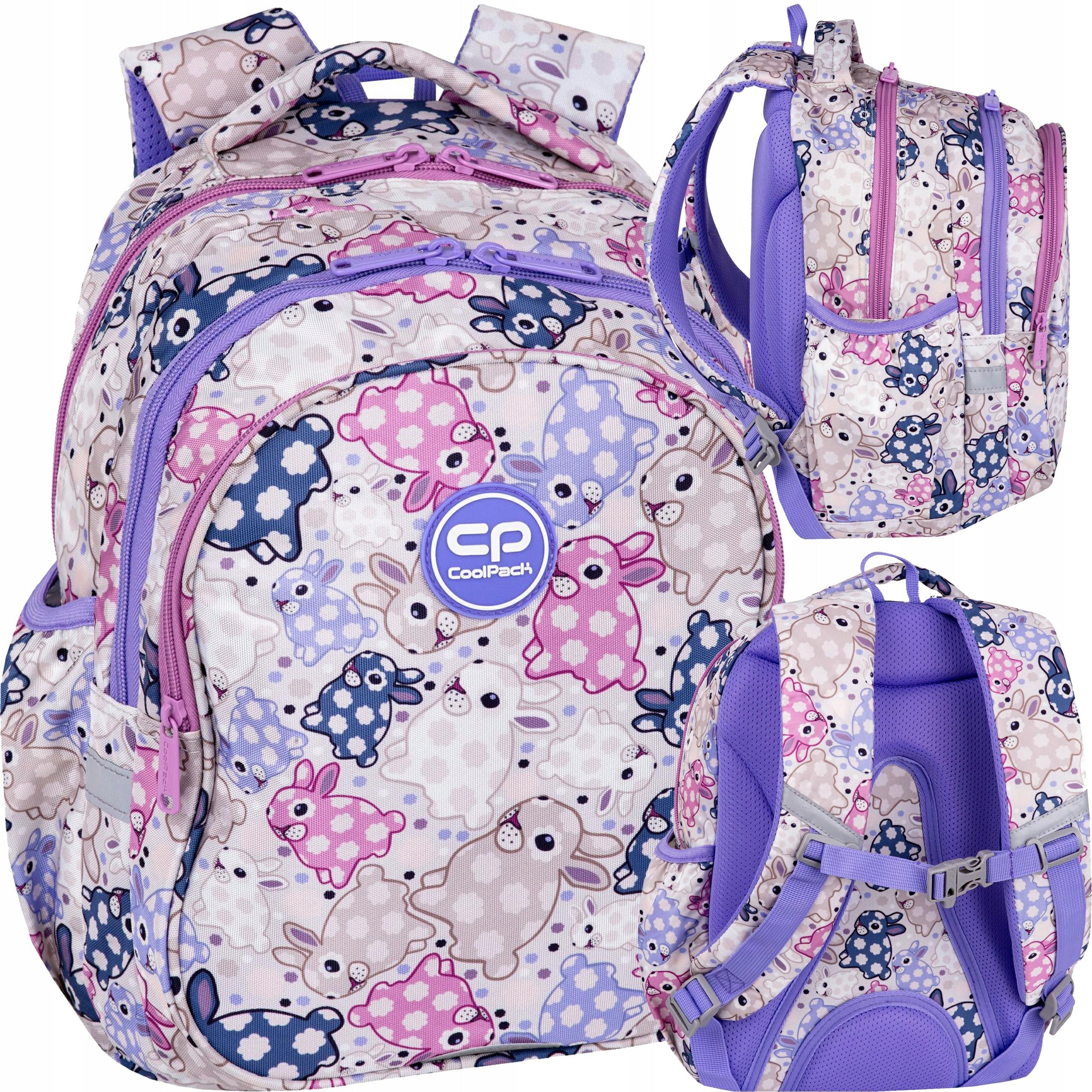 THREE-CHAMBER BACKPACK JERRY WHITE BUNNY 19 L COOLPACK
