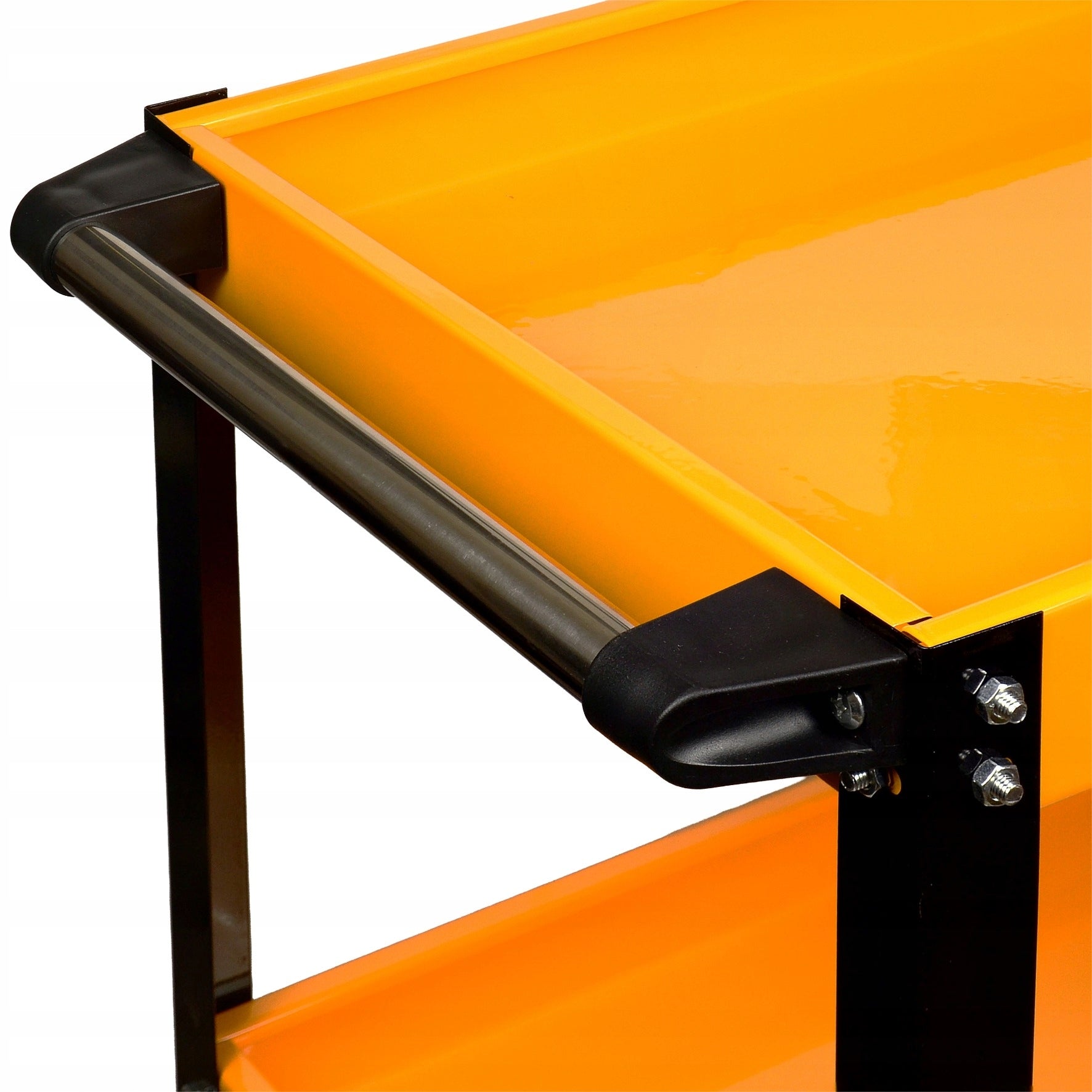 THREE-SHELF WORKSHOP TOOL TROLLEY 3 SHELVES BLACK 100KG Product depth 35 cm