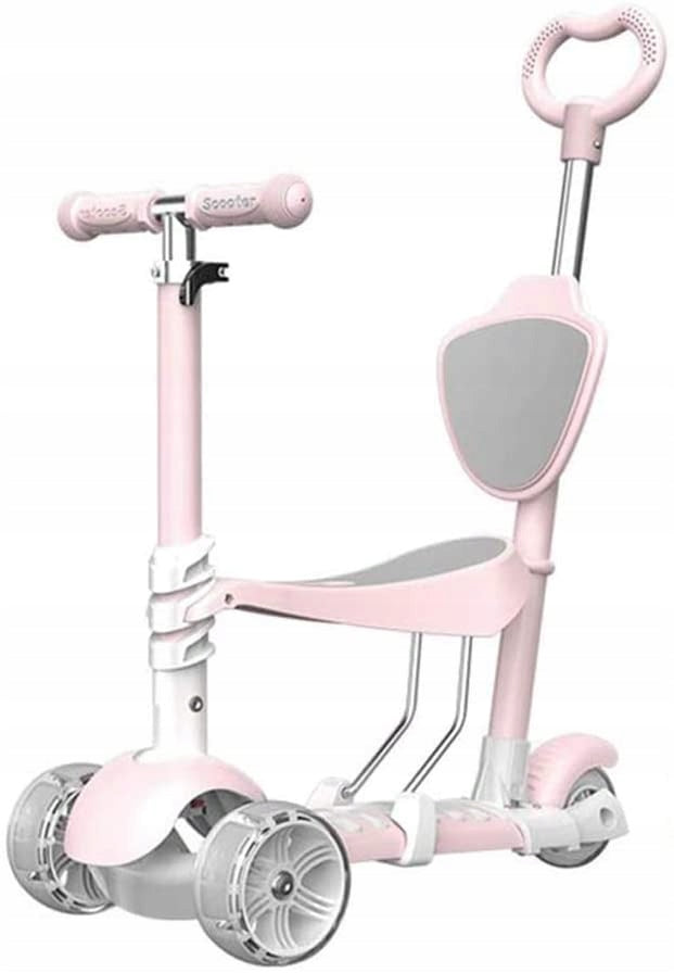 THREE-WHEEL LED SCOOTER 5in1 PINK SCOOTER Number of wheels 3