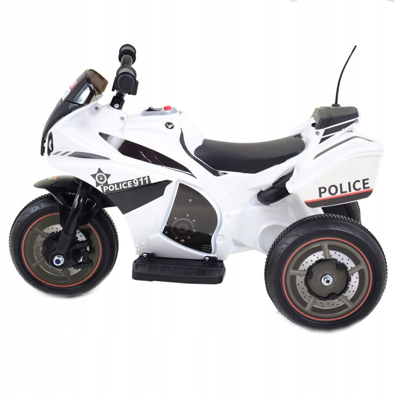 THREE-WHEELED POLICE MOTOR FOR BATTERY/GTM5588A Manufacturer code GTM-5588A-POLICJA CZARNA