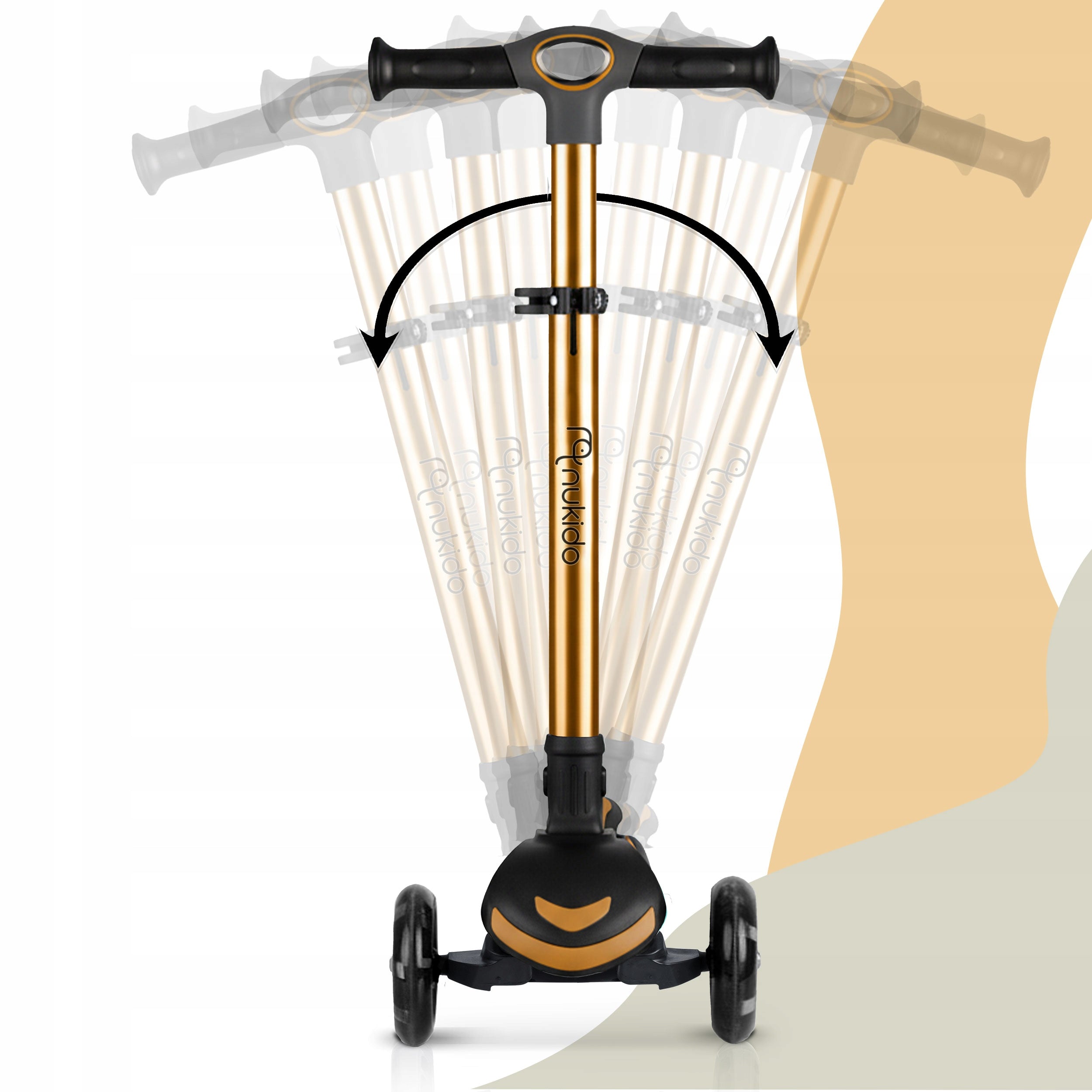 THREE-WHEELED SCOOTER FOR CHILDREN BALANCE SEAT FOLDING LED NUKIDO Number of wheels 3