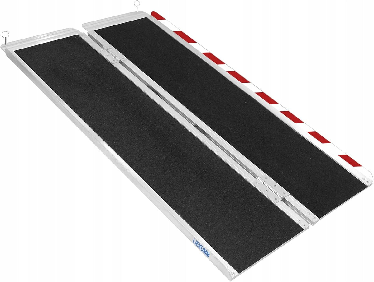 THRESHOLD RAMP ALUMINUM TROLLEYS BICYCLES FOLDING 300KG 152X72 NON-SLIP