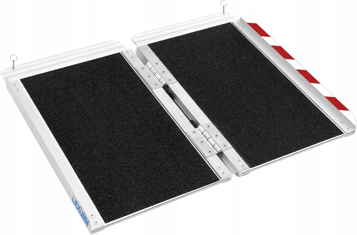 THRESHOLD RAMP ALUMINUM WHEELCHAIRS BICYCLES 300KG PORTABLE 61X72 CM