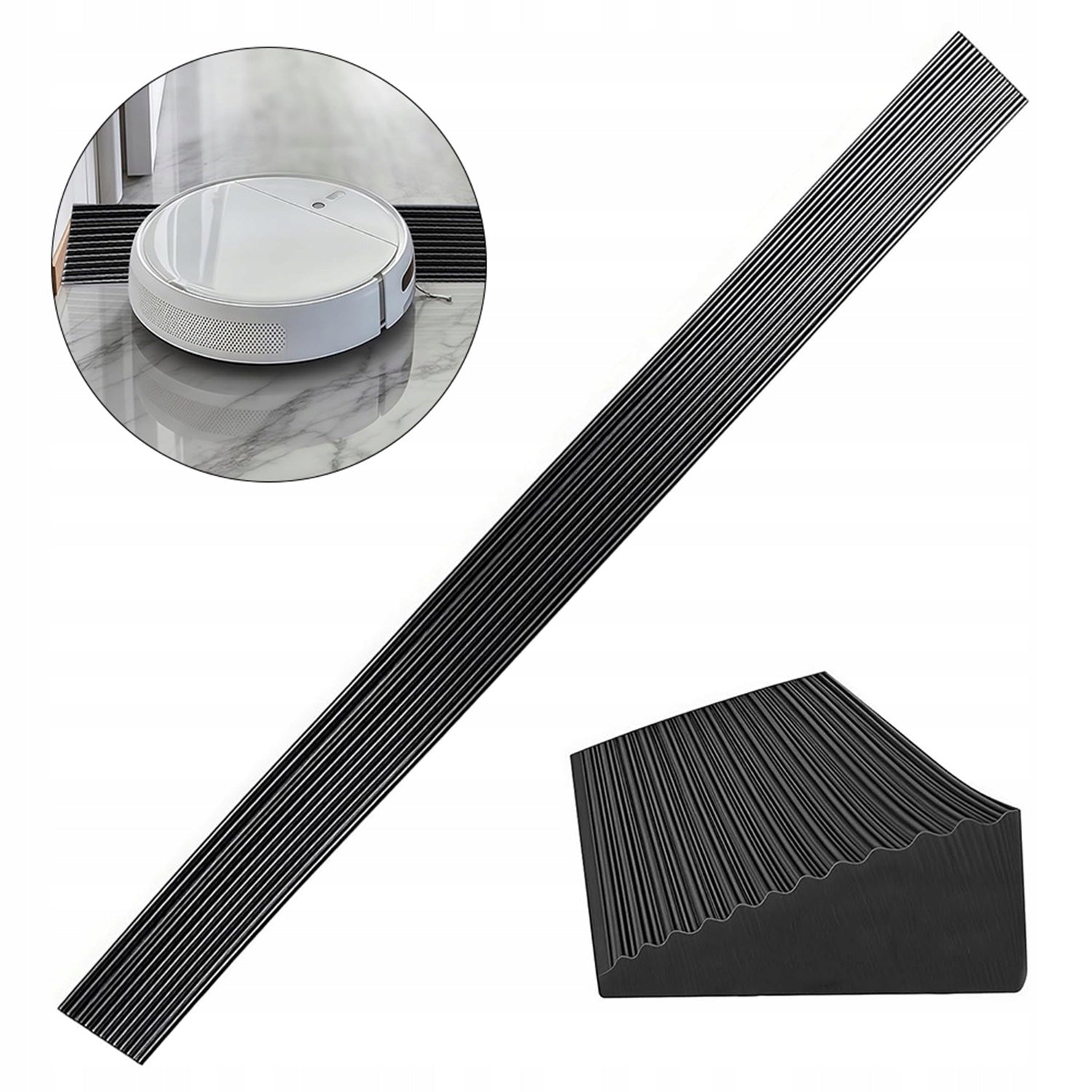 THRESHOLD RAMP FOR 90*8 FORKLIFT WHEELCHAIR CLEANING ROBOTS Manufacturer code 90016HG6506BK