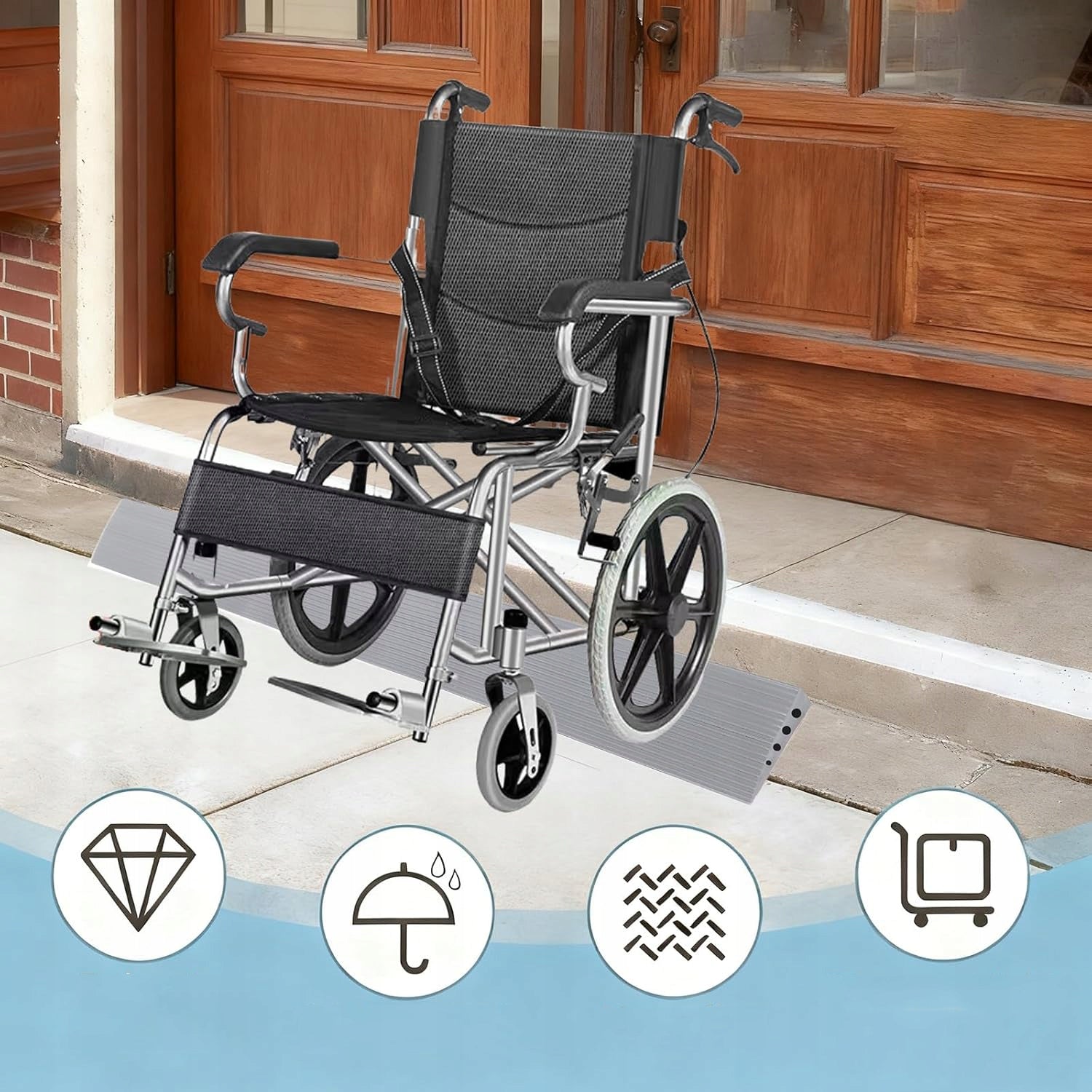 THRESHOLD RAMP, WHEELCHAIR RAMP, DOOR THRESHOLD RAMP Brand no brand