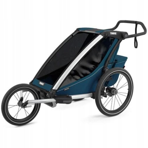 THULE CHARIOT CROSS 1-SEATER BICYCLE TRAILER Majolica Blue Brand Thule