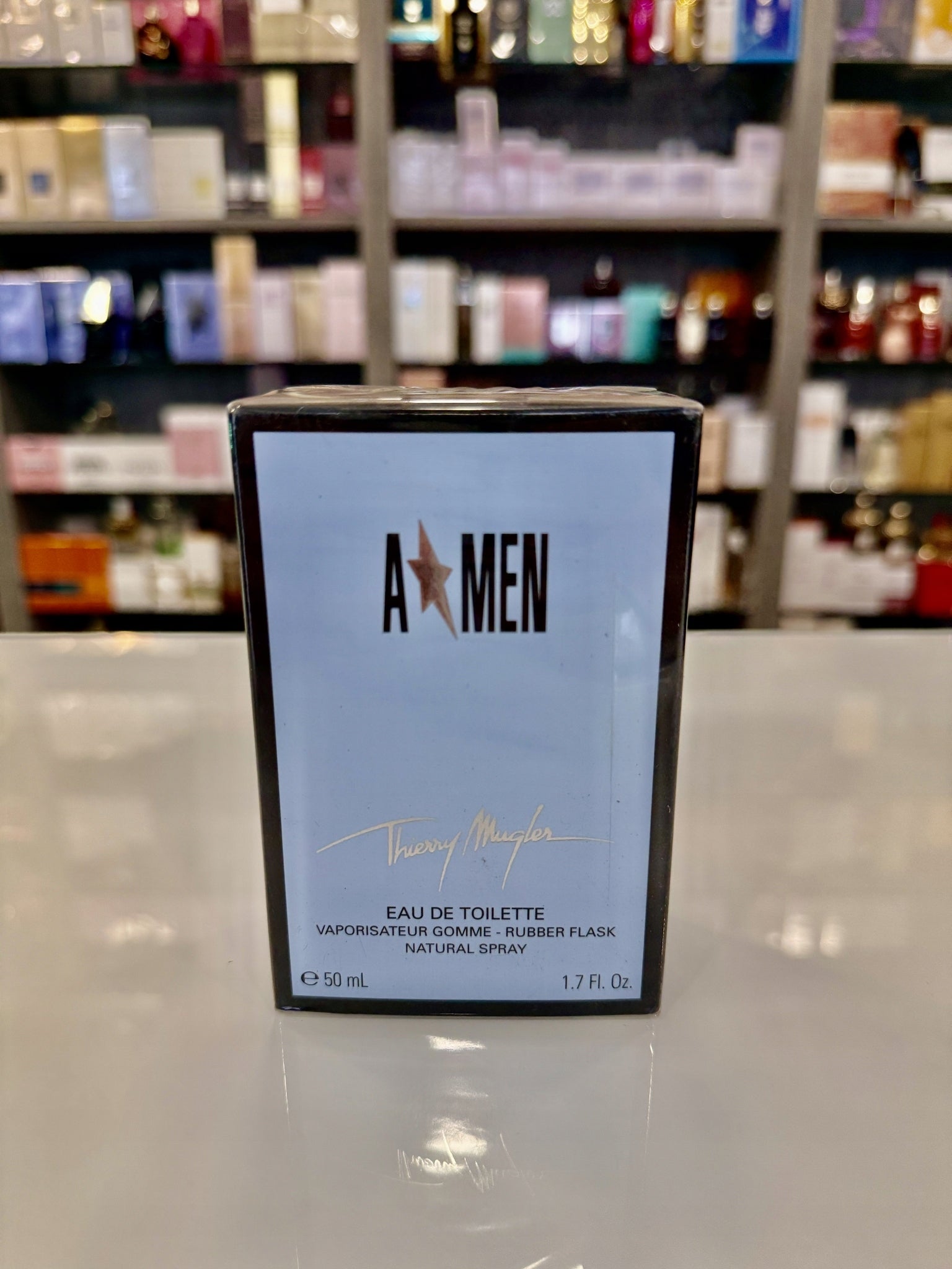 THierry Mugler A-Men Eau De Toilette GOMME UNIQUE 50 ml Packaging status original