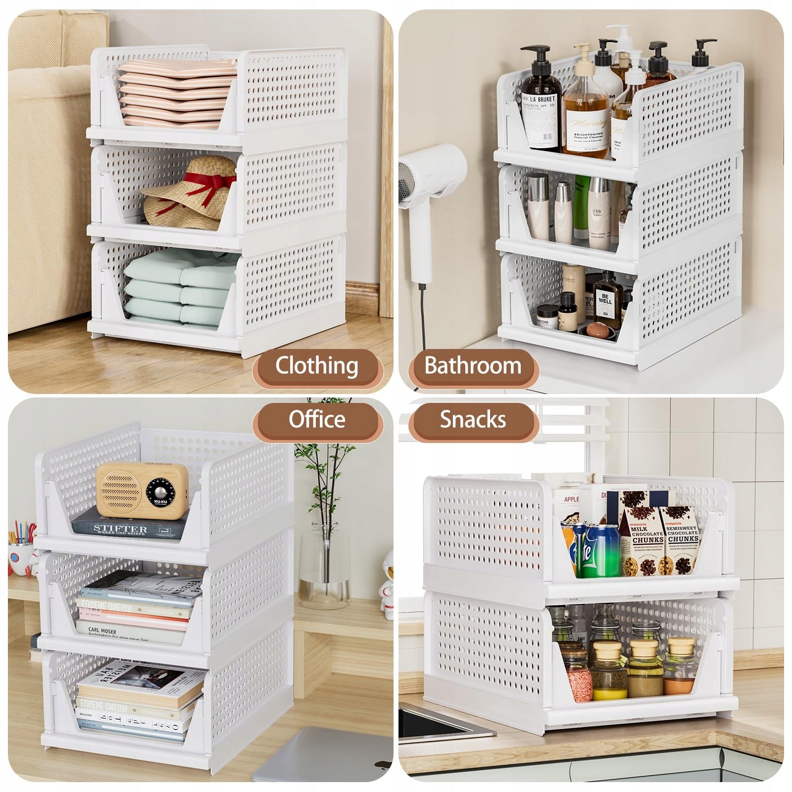 TIDYISLES FOLDING CLOSET ORGANIZER FOR CLOTHES (gd) Brand no brand