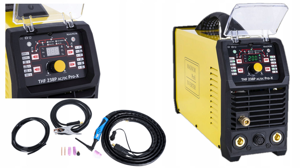 TIG MMA MAGNUM THF 238 PRO-X AC DC ALUMINIUM welder