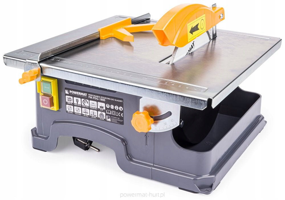TILE GLAZE CUTTER SAW 1800W TABLE CUTTING DRY WET 180mm Brand no brand