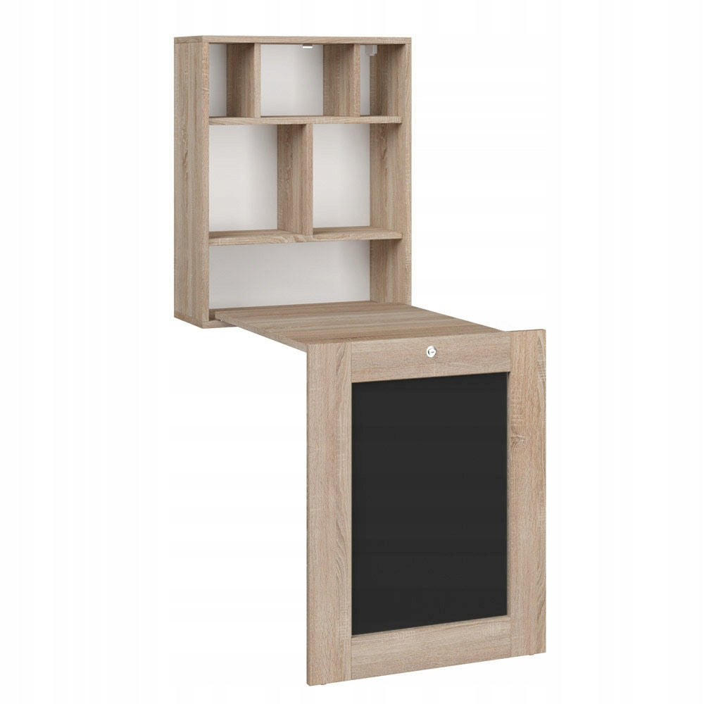 TILT folding desk hanging 60 x 90,4 x 144,5 cm sonoma oak/black matt Manufacturer code 5903769717156
