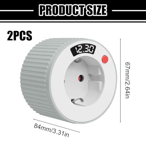 TIME PROGRAMMER ELECTRICAL SOCKET DIGITAL LED 2 PCS FOR HOME Manufacturer code SWC5908151660805