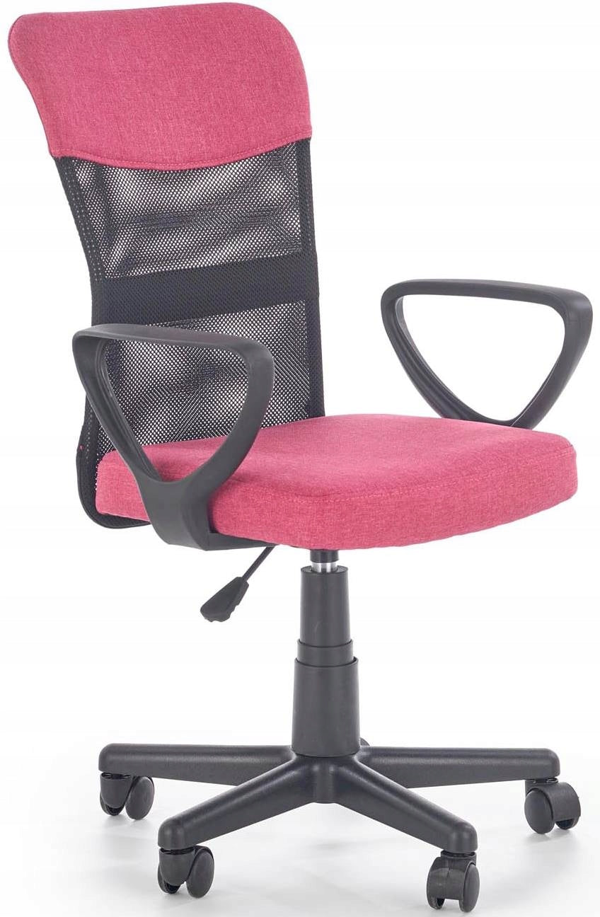 TIMMY Youth Armchair Pink Swivel Adjustable for Mesh Desk Medical device no