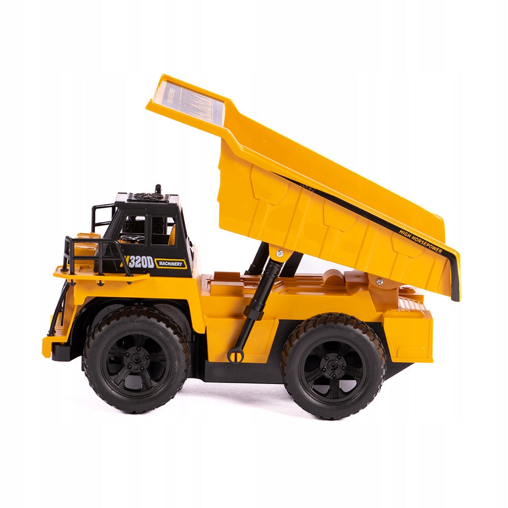 TIPPER CONSTRUCTION VEHICLE REMOTE CONTROLLED REMOTE CONTROL BATTERY Packaging status original