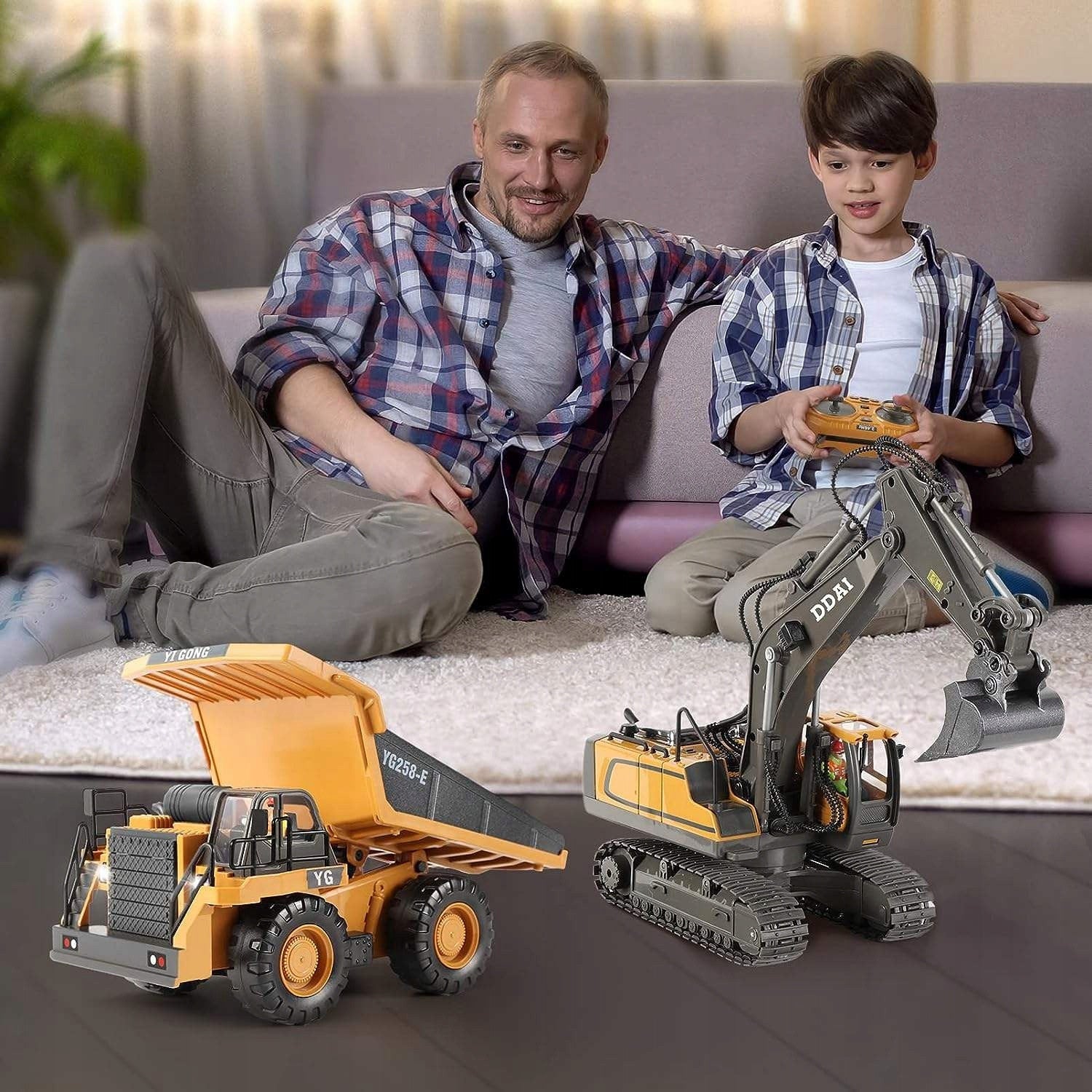 TIPPER REMOTE CONTROLLED TRUCK RC VEHICLE CONSTRUCTION MACHINE Packaging status original