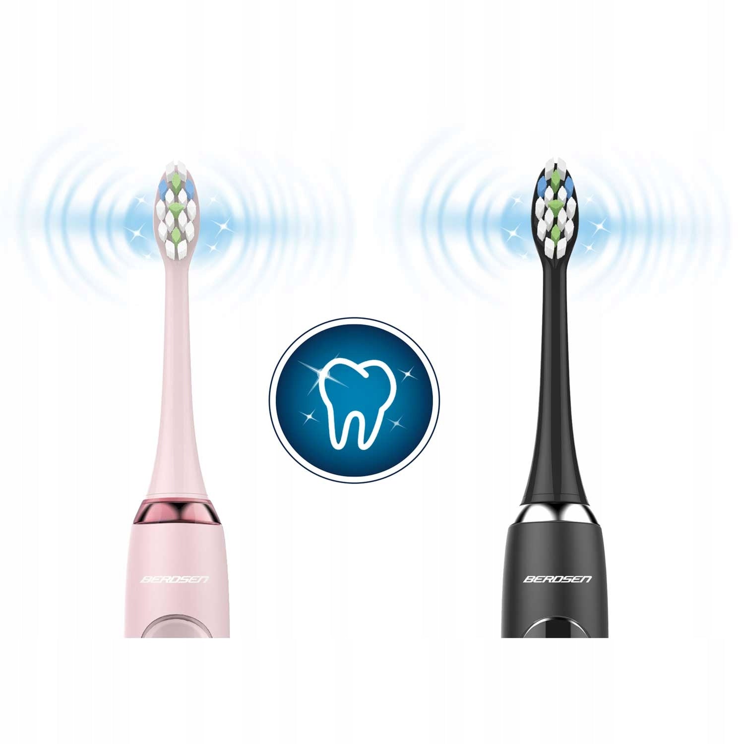 TIPS FOR SONIC TOOTHBRUSH BERDSEN B4 4pcs Medical device no