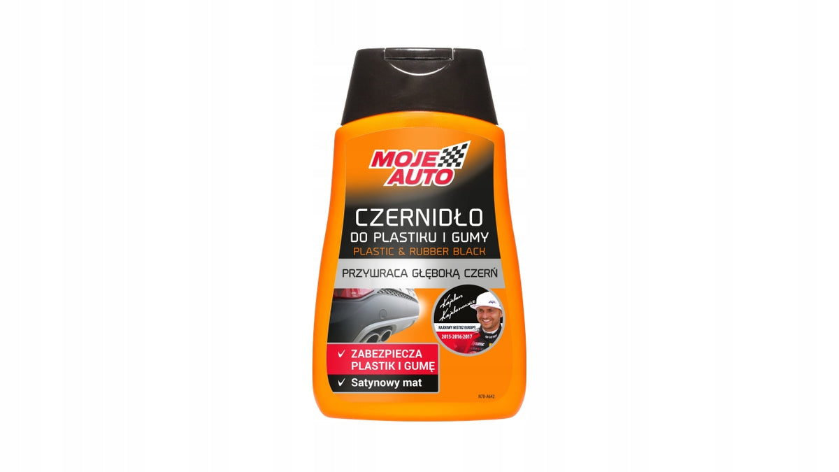 TIRE BLACK FOR PLASTIC AND RUBBER MOJE AUTO 250ml EAN (GTIN) 5905694020448